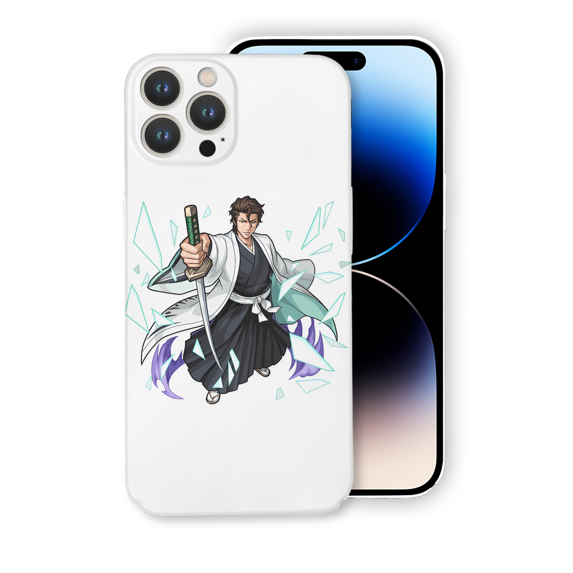 （画像用） ブリーチ 藍染 惣右介（あいぜん そうすけ） BLEACH Aizen Sousuke 【iPhone 14シリーズ対応】ハードケース